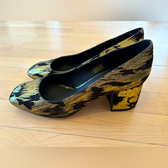 Brand new in box- L’Intervalle metallic shoe size 38 (7.5-8) Raciel - Picture 1 of 6